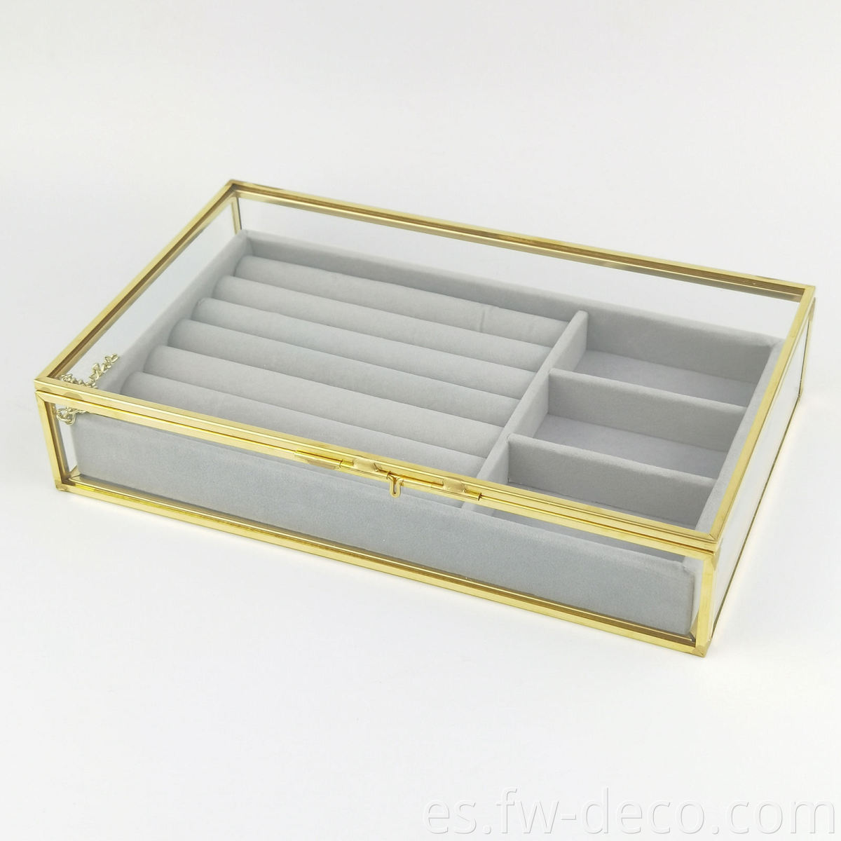 Glass Jewelry Box